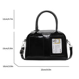Purpdrank  Y2K Top-handle Bags For Women Pure Color Casual Street Small Shoulder Crossbody Bags 2025 Latest Luxury Designer Handbags