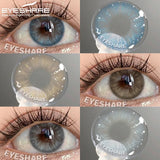 Purpdrank  1pair Color Contact Lenses for Eyes Natural Eye Lens Blue Eye Lenses Brown Lenses Gray Pupils Yearly Green Eye Contacts