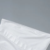Purpdrank  Tube Dress for Women y2k Clothes Summer Off Shoulder Strapless Sleeveless Ruffle Hem Mini Dress Evening Party Dresses
