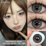 Purpdrank  1pair Colored Contact Lenses Soft Brown Eye Contacts High Quality Gray Beauty Pupils Yearly Korean Pink Eyes Lenses