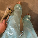Purpdrank  Fashion  Sequin Wide Leg Pants Women Casual Loose Lace Up Low Waist Straight Trousers 2025 Summer Lady Vintage High Street Pants