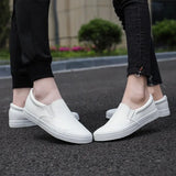 Purpdrank  Summer Leisure Men's Feet Set Men's Shoes Fashion Versatile Shallow Mouth White Shoes New Skateboarding Shoes