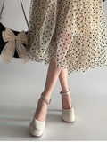 Purpdrank  Spring Thick Heel Women Mary Jane Shoes Fashion Ankle Strap Ladies Elegant Wedding Party Pumps