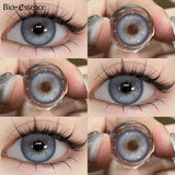 Purpdrank  Color Contacts Lens Natual Colored Pupils Cosmetics NEW Contact Lens Blue 14.2mm Eye Color Lens Black Lens Beauty
