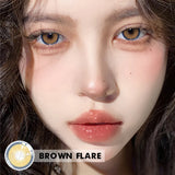 Purpdrank  NEW Color Contact Lenses Natual Colored Pupils Makeups Colored Lens Beauty Green Contact Lenses 14.2mm Black Contacts Lens