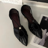 Purpdrank  Designer New 2025 Women Heeled Sandals Sexy Ponited Toe Chunky Shoes Summer Dress Party Luxury Woman Brand Pumps Sandalias Mujer