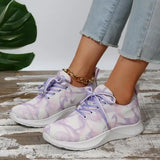 Purpdrank  Womens Sneakers Tennis Female Shoes On Platform Roses Trainers Thick Sole Large Fabric Casual Colorful Mesh 2025 Fashion Floral