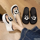 Purpdrank  Women's Flip Flops 2025 Summer Women's Comfortable Flip Flops Outdoor Slippers EVA Rubber Anti Slip Thick Sole Travel Vacation