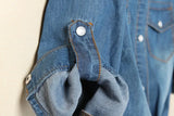 Purpdrank  Countryside Sleeve Denim Small Camisole Short Jacket for Women Plus Size Small Shawl Washed Shirt