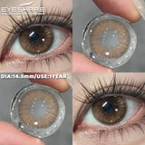 Purpdrank  1 Pair Colorful Contact Lenses for Eyes Fashion Gray Eye Contacts Blue Eye Lenses Green Lenses Yearly Brown Eye Lenses