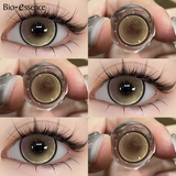 Purpdrank  1Pair Colored Contact Lenses for Eyes Gray Pupils Lens Fashion Blue Eye Contacts Green Lenses Brown Lenses Yearly