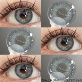 Purpdrank  1pair Color Contact Lenses for Eyes Natural Eye Lens Blue Eye Lenses Brown Lenses Gray Pupils Yearly Green Eye Contacts