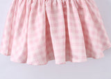 Purpdrank  Sexy Pink Gingham Plaid Low Waist Mini Tank Dress Women Open Buttons Neck Backless Ruched Hem Swing Sleeveless Dresses Vestidos