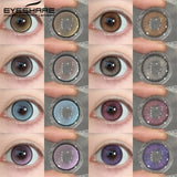 Purpdrank  High Quality Soft Colored Contact Lenses Korean Brown Lenses Pink Makeup Lenses Purple Eyes Contact Gray Beauty Lenses