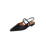 Purpdrank  Designer Summer Cover Toe Women Sandals Fashion Shallow Soft Sole Flats Ladies Outdoor Street Style Dress Shoes