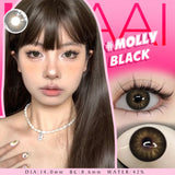 Purpdrank  NEW Colored Contact Lenses Big Eyes Lens Blue Eye 14.5mm Contacts Lens Green Lens Beauty Women Makeups Lens Health Care