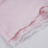 Purpdrank  Y2K Hot Girl Lace Hem 2 Piece Set Fashion Bow Long Sleeve Crop Top & Bodycon Mini Skirt Matching Suits Casual Women Outfit