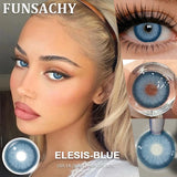Purpdrank  1 Pair Contact Lenses Big Brown Lenses for Eyes Beauty Pupils Comestic Eye Color Len Korean Pupils Makeup Accessoriess