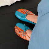 Purpdrank   New Brand Designer Flat Sandals Women Plus Size Summer Narrow Strap Beach Party Casual Comfort Roman Gladiator Sandalias