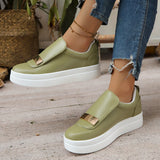 Purpdrank  Spring and Autumn New Thick soled One foot Stepping Women's Trendy Fashion Versatile Commuter Simple Single Shoes