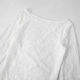 Purpdrank  Retro Lace Womens Elegant Tassel Ruffles Dresses 2025 Summer Fashion O-Neck Long Sleeve Sexy Y2K Party Prom Dress Mini Vestidos