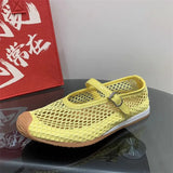 Purpdrank  Women Mesh Casual Sneakers Sport Shoes Woman Flat Sandals 2025 Trend Summer Marie Janes Shoes Comfort Loafers Shallow Sandalias