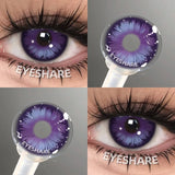 Purpdrank  2Pcs Color Contact Lenses for Eyes Anime Cosplay Colored Lenses Red Lens Blue Multicolored Lenses Cosmetic Beauty Lens