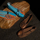 Purpdrank   New Brand Designer Flat Sandals Women Plus Size Summer Narrow Strap Beach Party Casual Comfort Roman Gladiator Sandalias