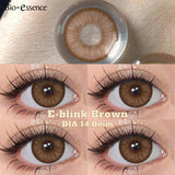 Purpdrank  2Pcs Colored Contact Lenses Purple Big Eyes Yearly Cosplay Blue Green Cosmetic Contact Helloween Soft Makeup Pupils