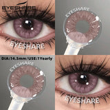 Purpdrank  1pair Colored Contact Lenses Soft Brown Eye Contacts High Quality Gray Beauty Pupils Yearly Korean Pink Eyes Lenses