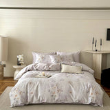 Purpdrank  600TC Egyptian Cotton Floral Style Prints Bedding Set Single Double Queen King Size Duvet Cover Flat/Fitted Bed Sheet Pillowcase