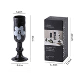 Purpdrank  Personalized Mug Hand Drawn Water Cup Coffee Dessert Shop Desktop Decoration High Footed Cup Ceramic Milk Container Holiday Gift