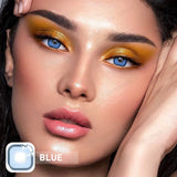 Purpdrank  Color Contacts Lens Natual Colored Pupils Cosmetics NEW Contact Lens Blue 14.2mm Eye Color Lens Black Lens Beauty