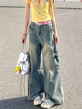 Purpdrank  Jean Woman Denim Jeans Gym Fitness Workout Sport Active Female Fashion Comfortable Breathable Lightweight Cut Casual Daily