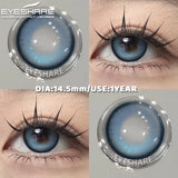 Purpdrank  1 Pair Color Contact Lenses Cosmetics Natural Brown Pupils Blue Eyes Contacts Lens Makeup Beauty Green Contacts Lens
