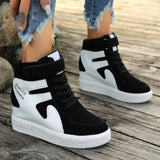 Purpdrank  autumn winter sneakers  High top Platform Sneakers women Casual Wedges shoes Womens Shoes Black Platform Vulcanize Women fashion