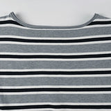 Purpdrank  American Retro Contrast Color Slash Neck Long Sleeve Loose Knitted All Match Pullovers