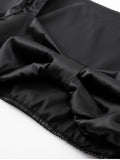 Purpdrank  Sexy backless folds black mini summer dress women corset club party dress sets woman bodycon long sleeve evening dresses vestido
