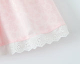 Purpdrank  Women Sexy Pink White Jacquard Floral Bow Lacing Up Sling Dress Low Waist Spliced Lace Ball Gown Mini Dresses Party Robe