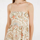 Purpdrank   Spring Summer New Design Women Casual Vacation Retro Full-Printed Chiffon Dress