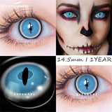 Purpdrank  2pcs Cosplay Colored Contact Lenses Anime Blue Red Eyes Lenses Halloween Green Makeup Eyes Contact Crazy Lens Yearly