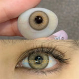 Purpdrank  Colored Contact Lenses for Eyes 1pair Cosplay Prescription for myopia0-800degrees Contact Lenses Yearly Halloween Myopia