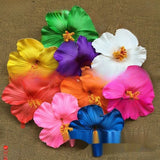 Purpdrank  New Bohemian Style Hibiscus Flower Sweet Seaside Beach Resort Style Egg Flower Hair Clip For Women