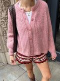 Purpdrank  Casual and Minimalist Long Sleeved Button Down Shirt Sweater for Women's Clothing, Autumn/winter 2025
