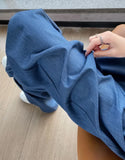 Purpdrank  Vintage Thin Denim Loose Women's Wide Leg Pant 2025 New High Waist Button Straight Casual Full Length Trousers Female