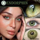 Purpdrank  1 Pair Colored Contact Lenses Natural Look Brown Eye Lenses Gray Contact Blue Lenses Green Eye Lenses Wholesales