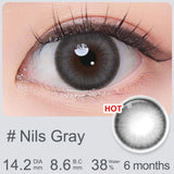 Purpdrank  (0.00~-6.00) Powered Contact Lenses With Grade Big Eyes Color Contact Lens for Eyes Beauty Cosmetic Color Lens 6 Months