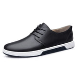 Purpdrank  Autumn Soft Soled Comfortable Loafers Flat and Lightweight Men's Leather Casual Shoes Anti Slip Commuting Men's Driving Shoes