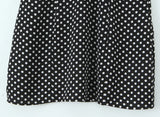 Purpdrank  Women Black White Dot Print Spliced Lace V neck Short Sleeve Dress Retro French Style Mini Dresses Summer Robe Femme Vestidos