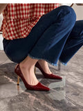 Purpdrank  Designer Pointed Toe Women  Shoes Sexy Shallow Elegant Shoes  Trend Pumps Spring Luxury Sandals  Zapatos